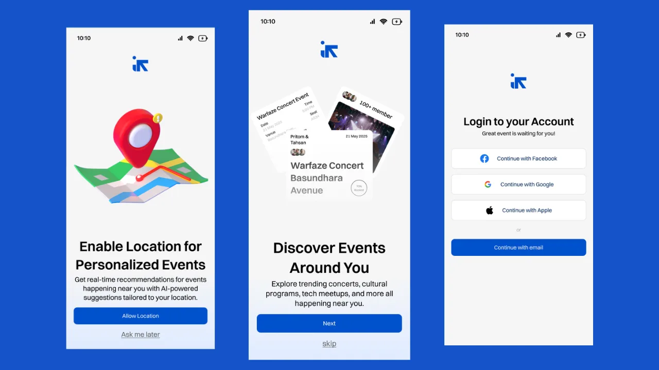 Jabo Kothay Event Management App